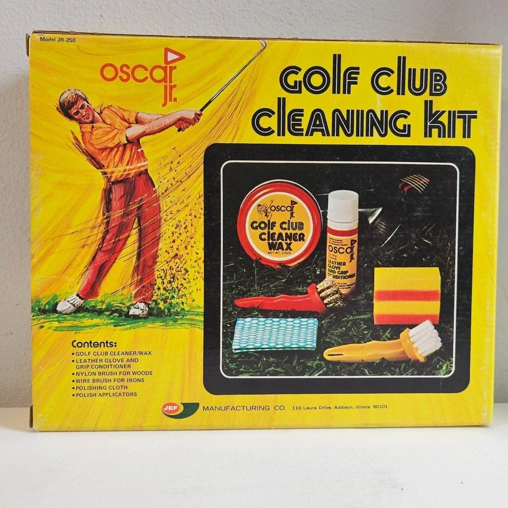 VTG Original Oscar Jr. Golf Club Cleaning Kit Jef Manufacturing Please READ